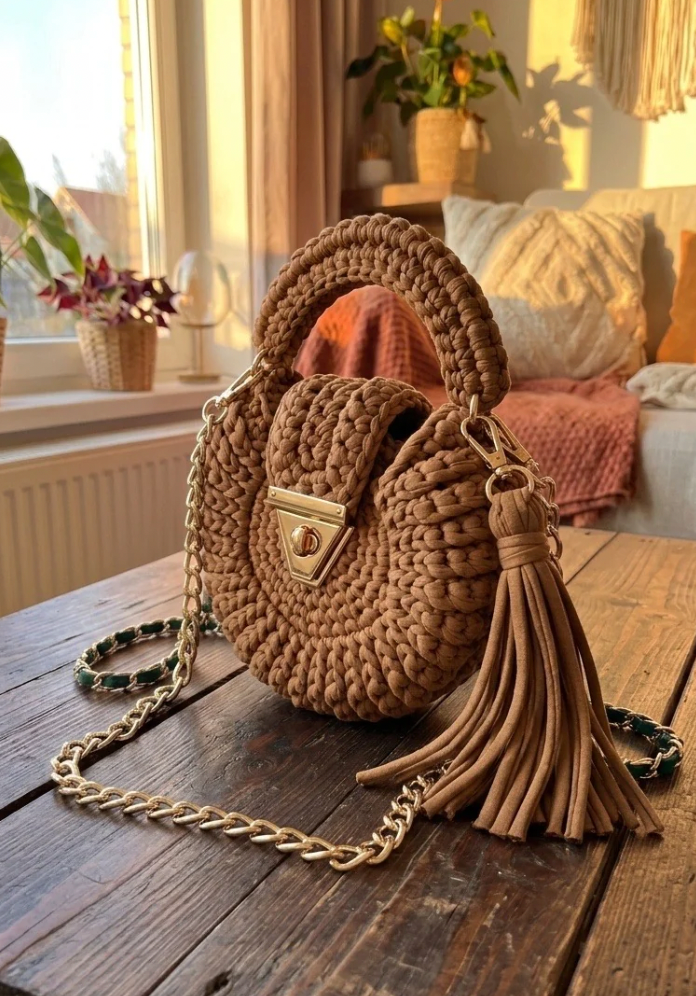Crochet Summer Shell Bag