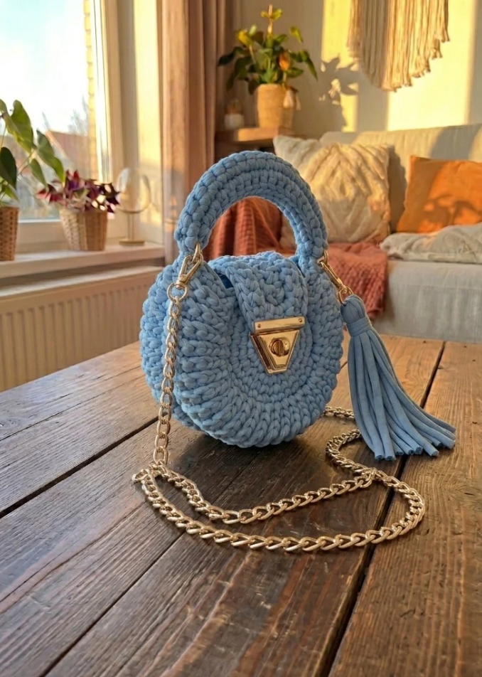 Crochet Summer Shell Bag
