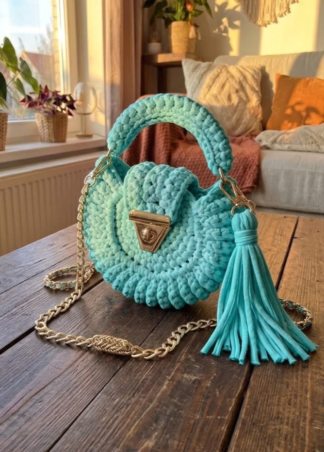 Crochet Summer Shell Bag