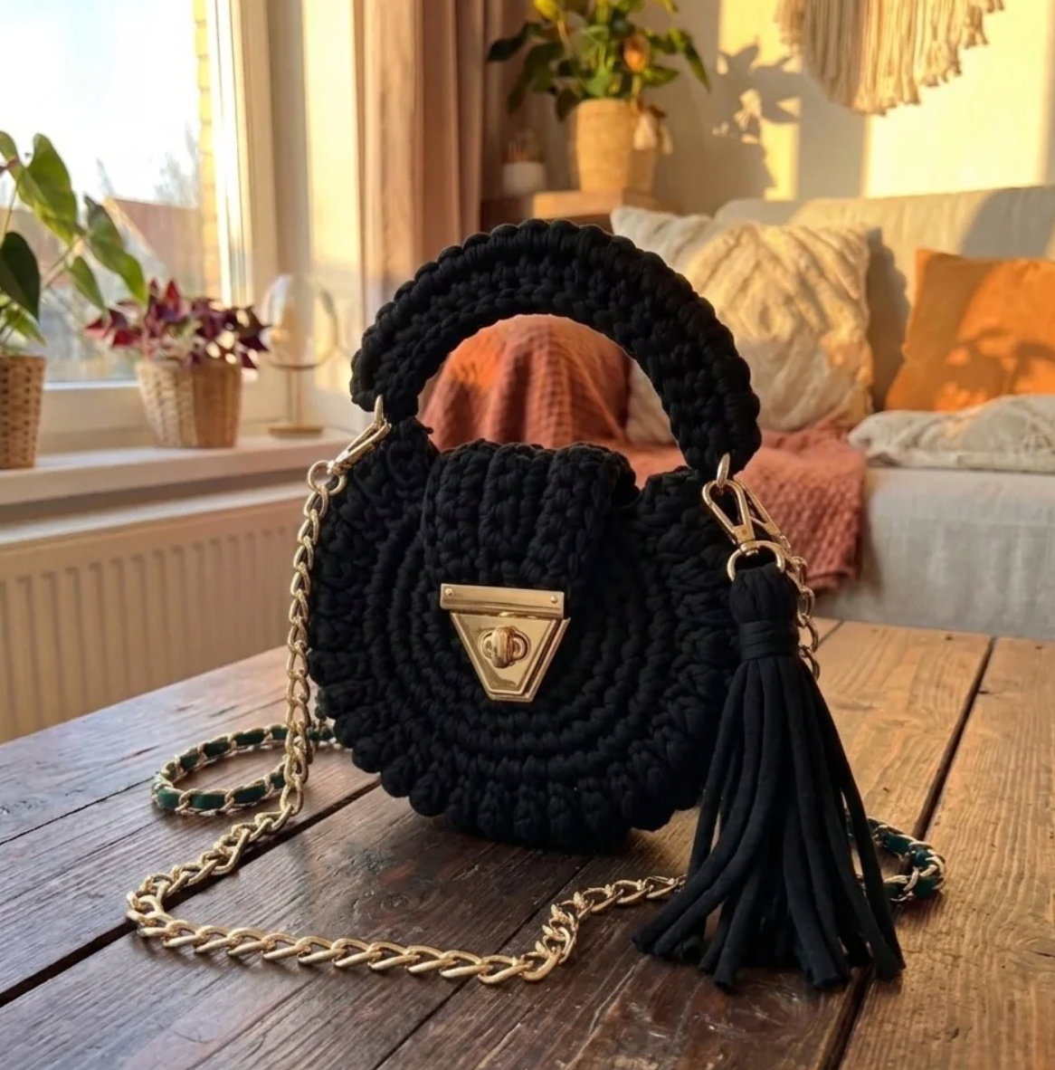 Crochet Summer Shell Bag